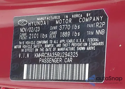 2024 Hyundai Venue Limited z USA, uszkodzony, nr VIN KMHRC8A35RU294325